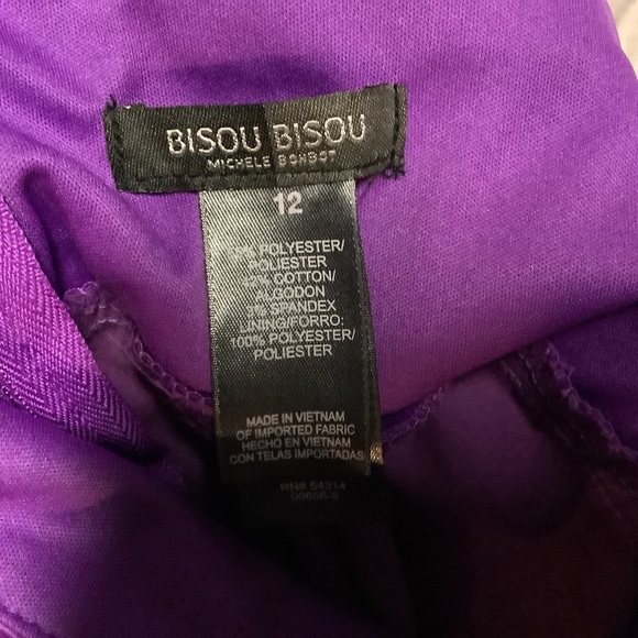 BISOU BISOU DRESS PURPLE. - Picture 4 of 4